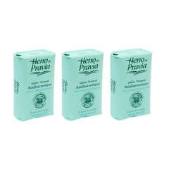 HENO DE PRAVIA - Jabón En Barra Antibacteriano - 3Pack- 450 gr