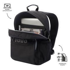 TOTTO - Morral Porta Pc Para Hombre Maleta Mochila Gommas