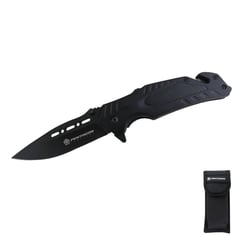 FITNICS - Cuchillo Navaja Tactica Caza Supervivencia Camping - Negro