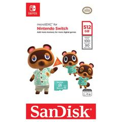 SANDISK - Memoria Micro Sd Nintendo Switch 512gb Original Nueva