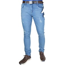 GENERICO - Pantalon Jean licrado Para Hombre Clasico skinny slim fit comodos