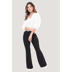 RAGGED - Pantalon campoleone Negro