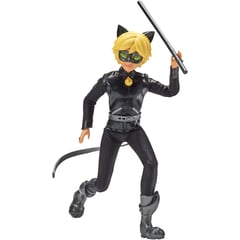 PLAYMATES TOYS - Muñeco De Acción Miraculous Cat Noir La Pelicula