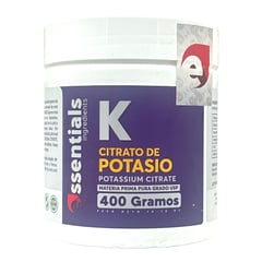 ESSENTIALS - Citrato De Potasio Puro 400 Gramos -