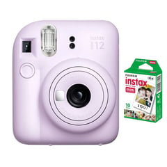 FUJIFILM - Combo Cámara Instantánea Instax Mini 12 Lila +10 Láminas de Fotos