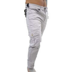 GENERICO - Pantalon jogger cargo dril licrado para hombre camuflado