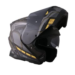 EDGE HELMETS - Casco DC Abatible Cheko Batman Mate XL - M