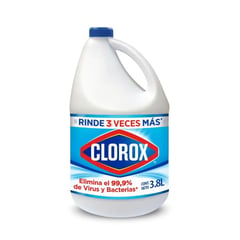 TECNOQUIMICAS - Blanqueador Clorox Regular Botella 3.800 ml