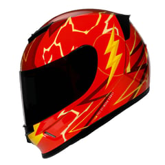 EDGE HELMETS - Casco DC Integral Flash Talla Juvenil L CERTIFICADO DOT