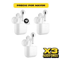 GENERICO - Audífonos Bluetooth Pro 4 Inteligentes Inalámbricos Gps Táctil X3