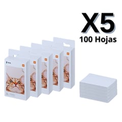 XIAOMI - Papel de Impresora Mi Portable Photo Printer X5 100 Hojas