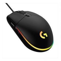 LOGITECH - Mouse gamer de juego G Series Lightsync G203 negro