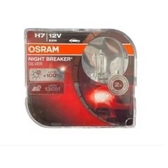 GENERICO - 2 Bombillos Osram Alemanes H7 Night Breaker Silver 12v55w