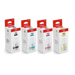 CANON - Kit tinta X4 ORIGINAL GL-16 PIXMA BK-C-M-Y