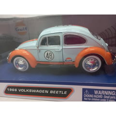 MOTORMAX - CARRO VOLKSWAGEN ESCARABAJO GULF ESCALA 124 DE COLECCIÓN