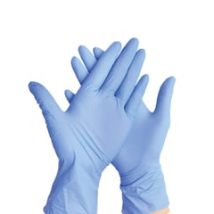 TRIPLE CLEAN - Guantes de Nitro Azul Talla M