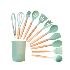 ECOCINARE - Set De 12 Utensilios Cocina De Silicona Resistente Al Calor