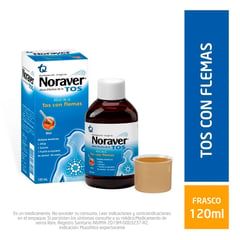 NORAVER - Tos Con Flemas Adultos Frasco X 120Ml