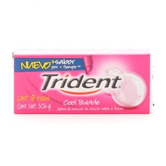 TRIDENT - Chicle Cool Bubble X18Und