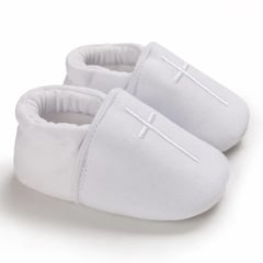 GENERICO - Zapatos Blancos para bautizo del Bebe