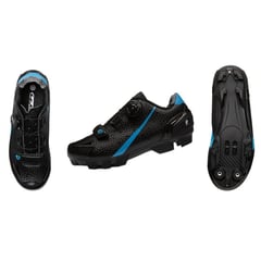 GW - Zapatilla Ciclismo MTB WARRIOR M12025H NEGRO/AZUL