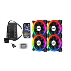 POWER GROUP - Kit 4 Ventiladores Rgb Y Argb + Controlador MAGIC X4