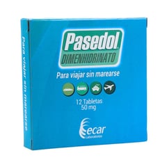 ECAR - Pasedol 50mg Caja X 12 Tabletas