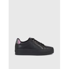 CALVIN KLEIN - Tenis De Plataforma Cuero Mujer Negro