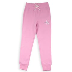 CALVIN KLEIN - Jogger Rosado De Chándal Con Logo Monograma Para Niña