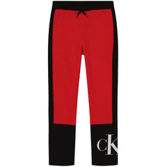 CALVIN KLEIN - Jogger Rojo Blocked Con Logo Para Niño