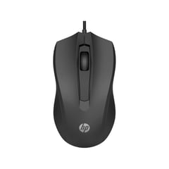 HP - Mouse 100 Alambrico color Negro