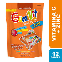 GUMIVIT - Vitamina C Surtida Gomas X 120G X 12 Sobres