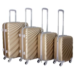 SKYTRAVEL - Set 4 Maletas Rigidas Viaje4 Ruedas Abs Sky Travel - Dorado - 0