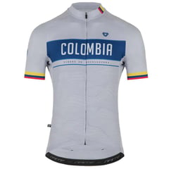 GW - Jersey Ciclismo M/C Hombre Colombia Escaladores Gris