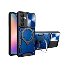 GENERICO - Estuche Proteccion Camara Con Soporte Samsung A55 5G Azul