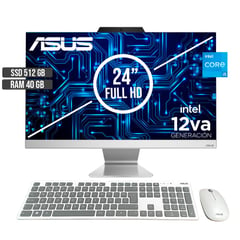 ASUS - TODO EN UNO INTEL CORE I5-1235U SSD 512GB RAM 40GB LED 24 FULL HD