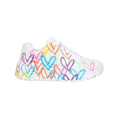 SKECHERS - Tenis Niña Goldcrown Uno Loving Love - Blanco