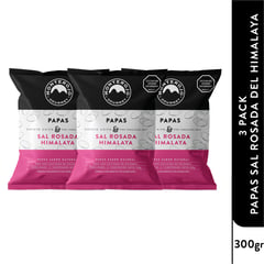 GENERICO - MonteRojo 3 Pack Papas Sal Rosada del Himalaya 300gr