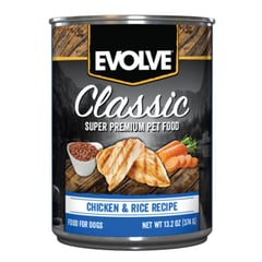 EVOLVE - Classic Pollo-Arroz - Alimento Húmedo Perro x 374 g