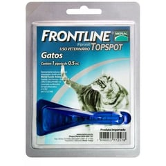 MERIAL - Frontline Gatos Topspot Pipeta Pulgas Garrapatas 0.5ml
