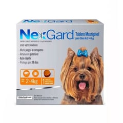 MERIAL - Nexgard Perros 2 A 4kg Masticable Pulgas Garrapatas