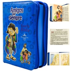 SBC - Biblia Infantil Reina Valera 1960 Para Niños - Forro Azul