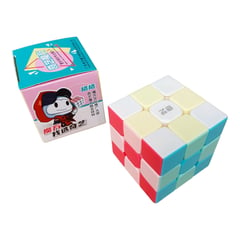 QIYI - Cubo Rubik 3x3 Neon Warrior Pastel Speedcube Original