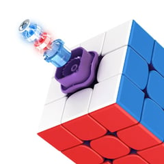 MOYU - Cubo Rubik Magnetico Super RS3M Purpura