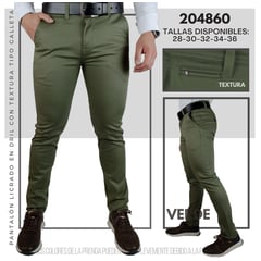 GENERICO - pantalon en dril galleta para hombre AAA tipo exportacion full calidad