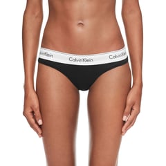 CALVIN KLEIN - Pantie Cotton Negro