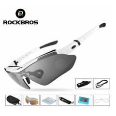 ROCKBROS - Gafas Ciclismo Mtb ó Ruta Ultralivianas 5 lentes UV