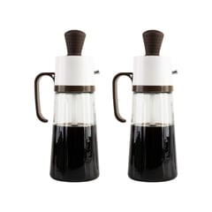 CHEF MASTER - 2 Botellas Dispensadoras aplicador Multiusos Aceite Vinagre Café