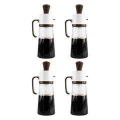 CHEF MASTER - 4 Botellas Dispensadoras aplicador Multiusos Aceite Vinagre Café