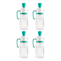 CHEF MASTER - 4 Botellas Dispensadoras aplicador Multiusos Aceite Vinagre Verde